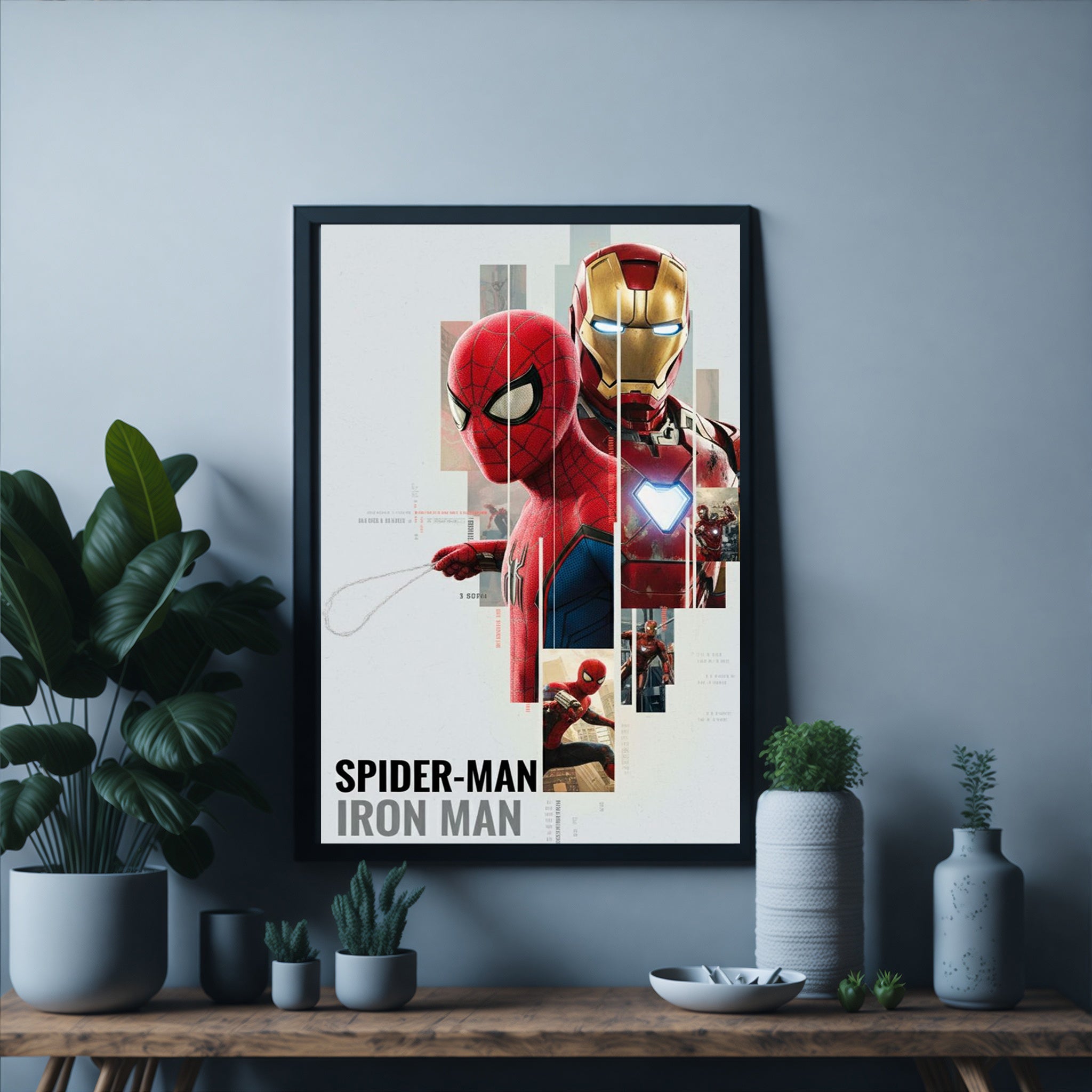 Spider-Man & Iron Man "Heroic Legacy" Frame