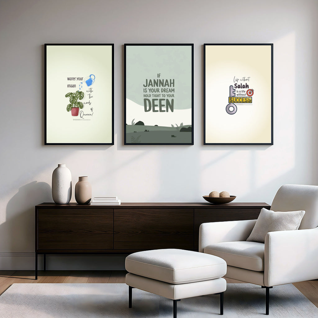 Iman Wall Frame Set Pack Of 3