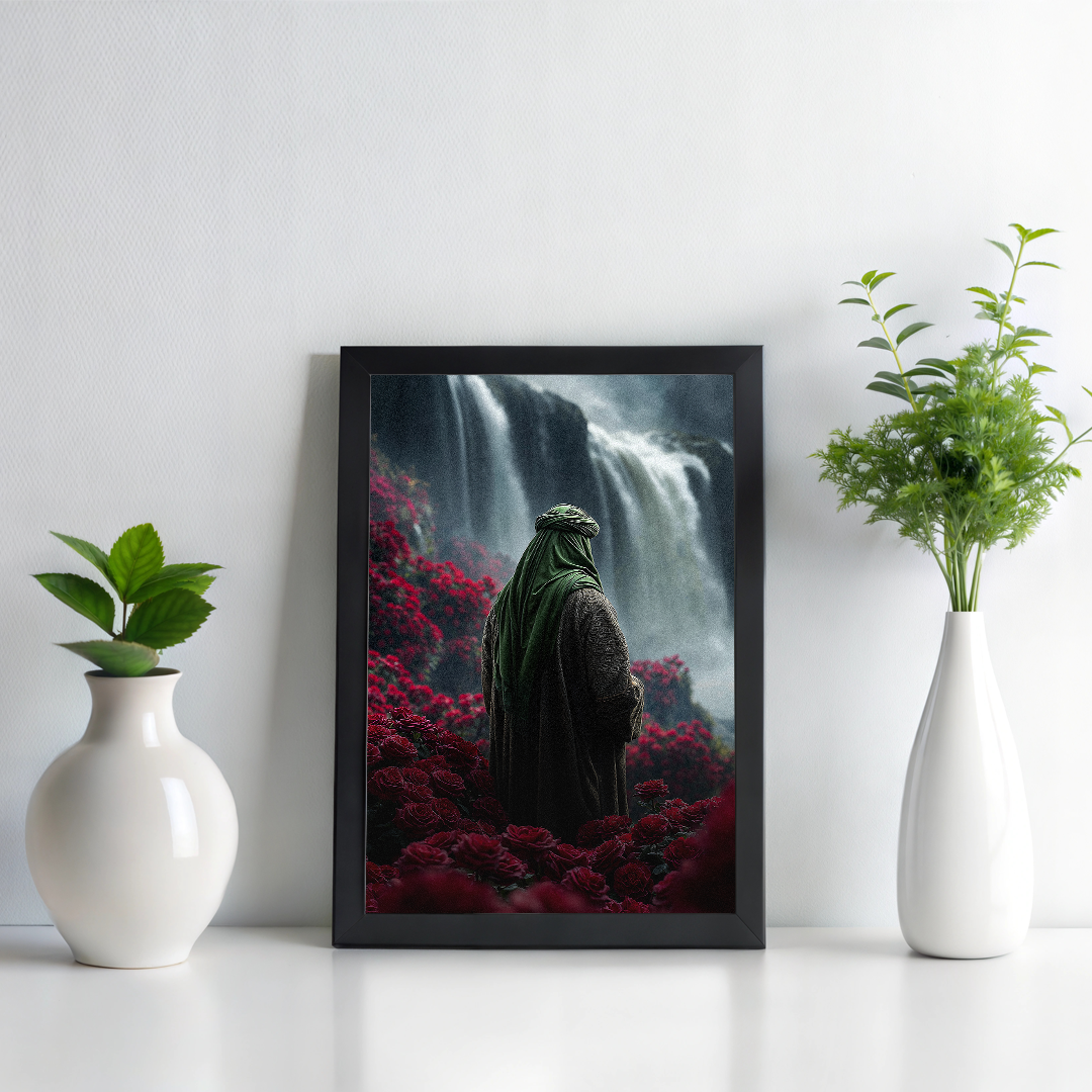 The Wilayah Rose & Waterfall Frame