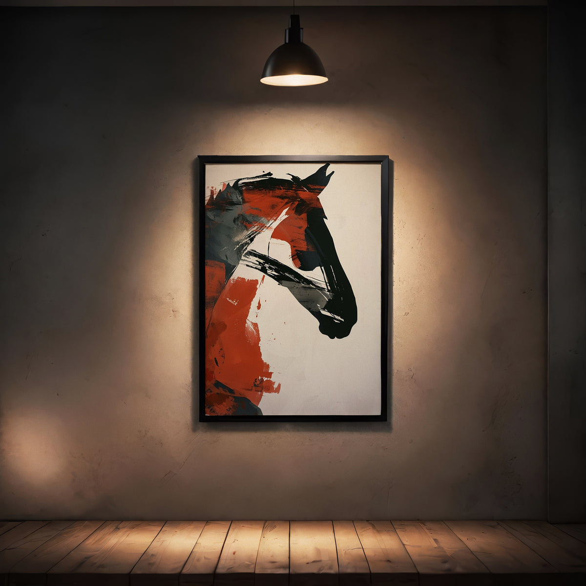 Equine Spirit Abstract Frame