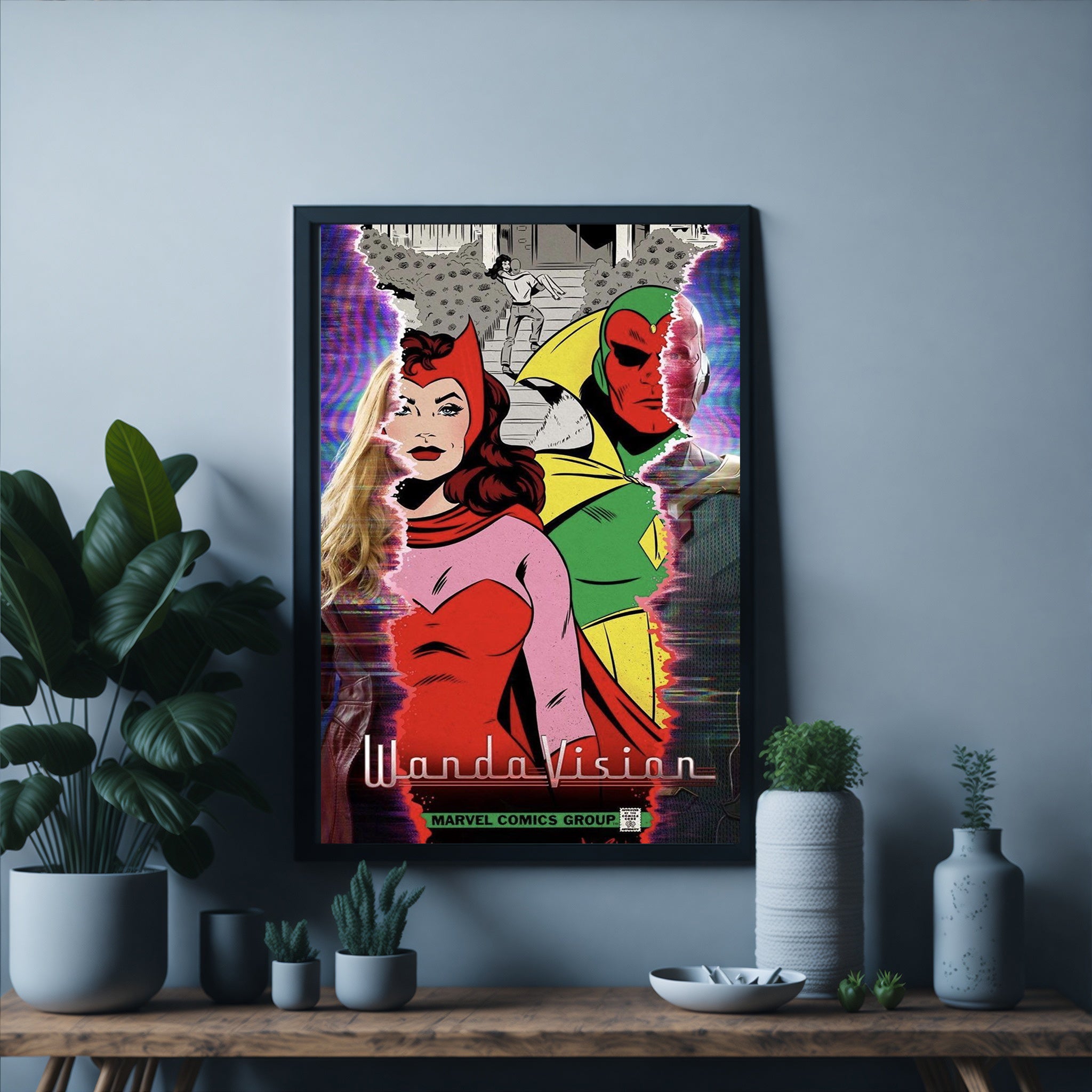 WandaVision Distorted Reality Frame