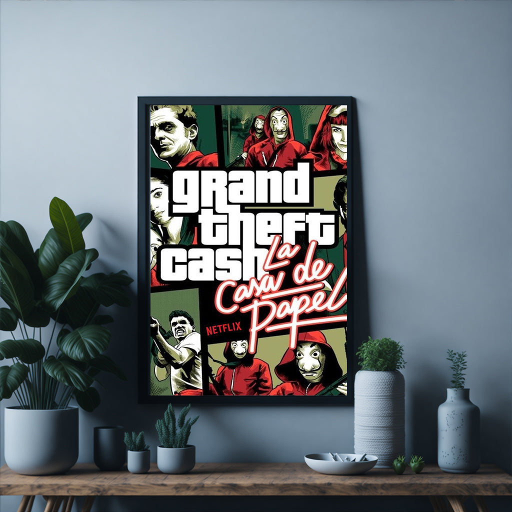 "Grand Theft Cash" Frame