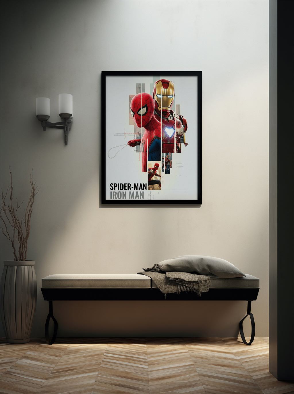Spider-Man & Iron Man "Heroic Legacy" Frame