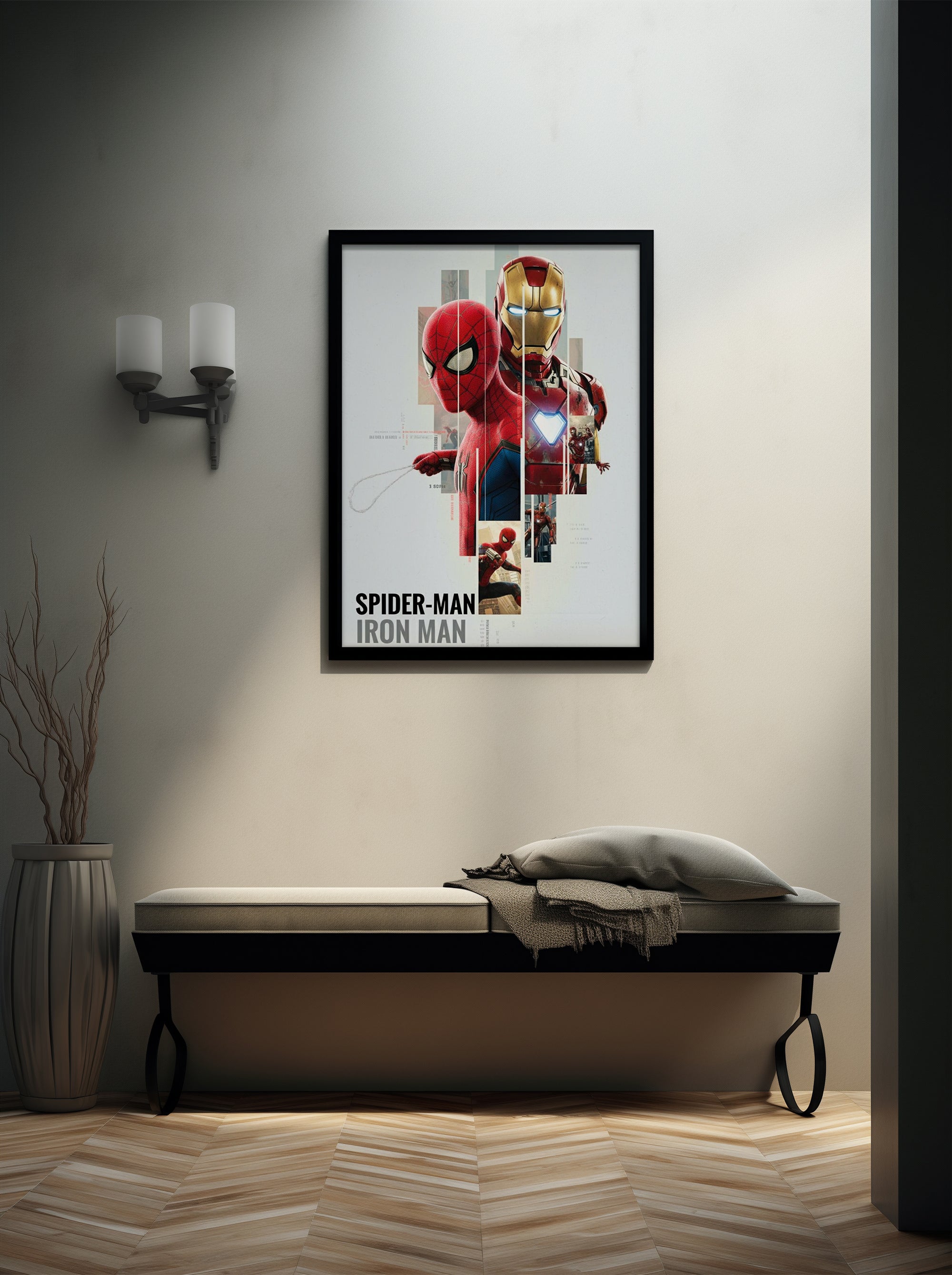 Spider-Man & Iron Man "Heroic Legacy" Frame