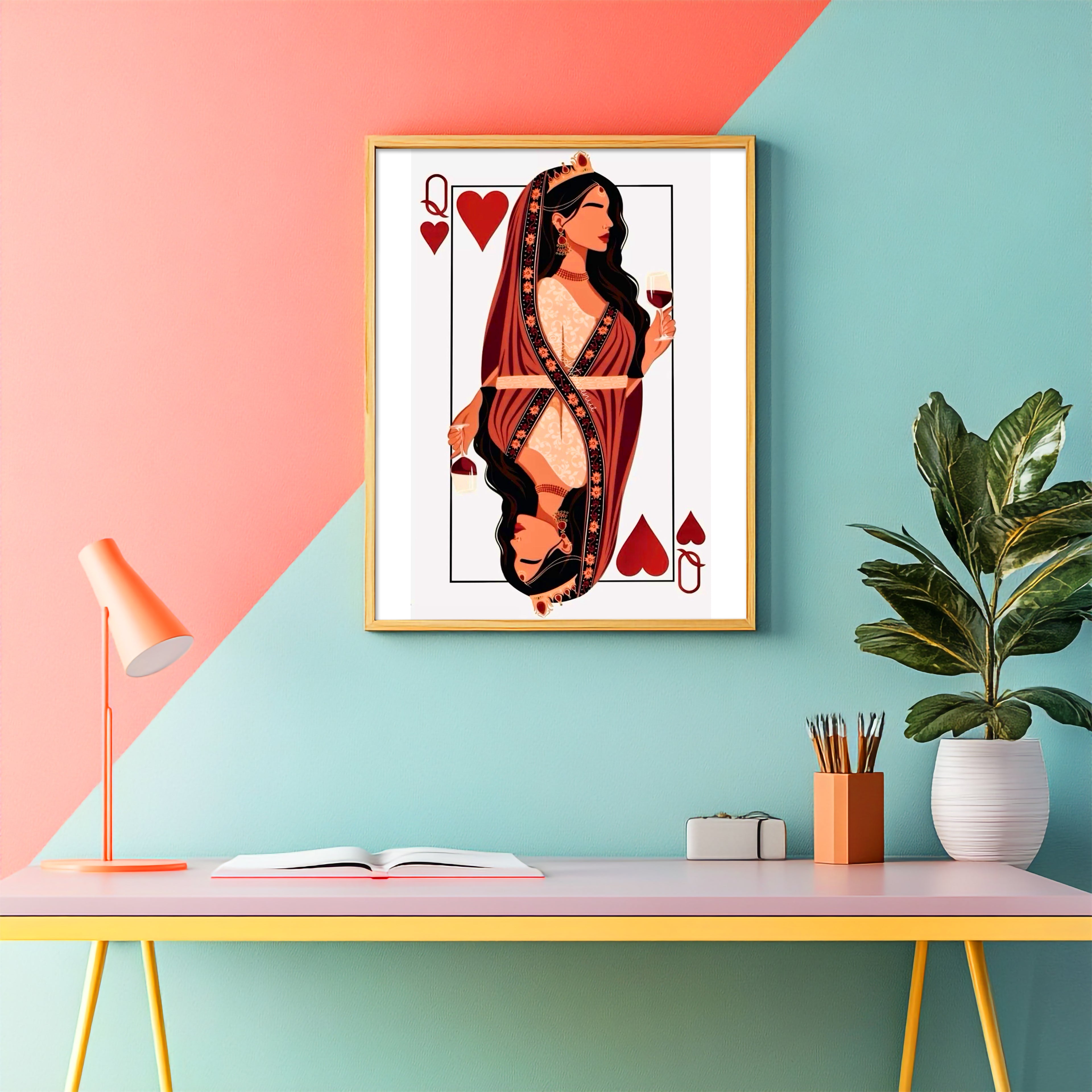 The Heritage Slim Oak Frame