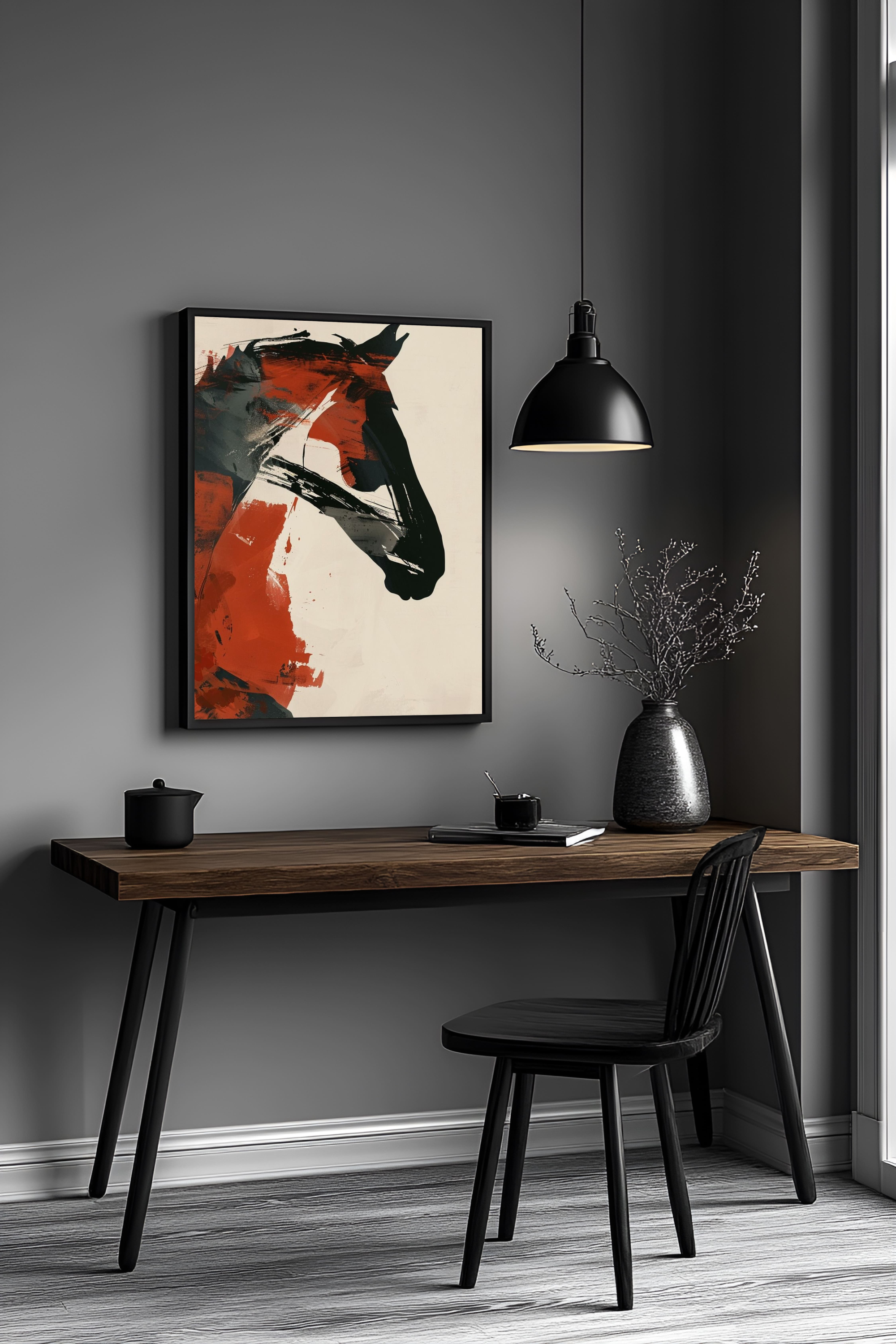 Equine Spirit Abstract Frame