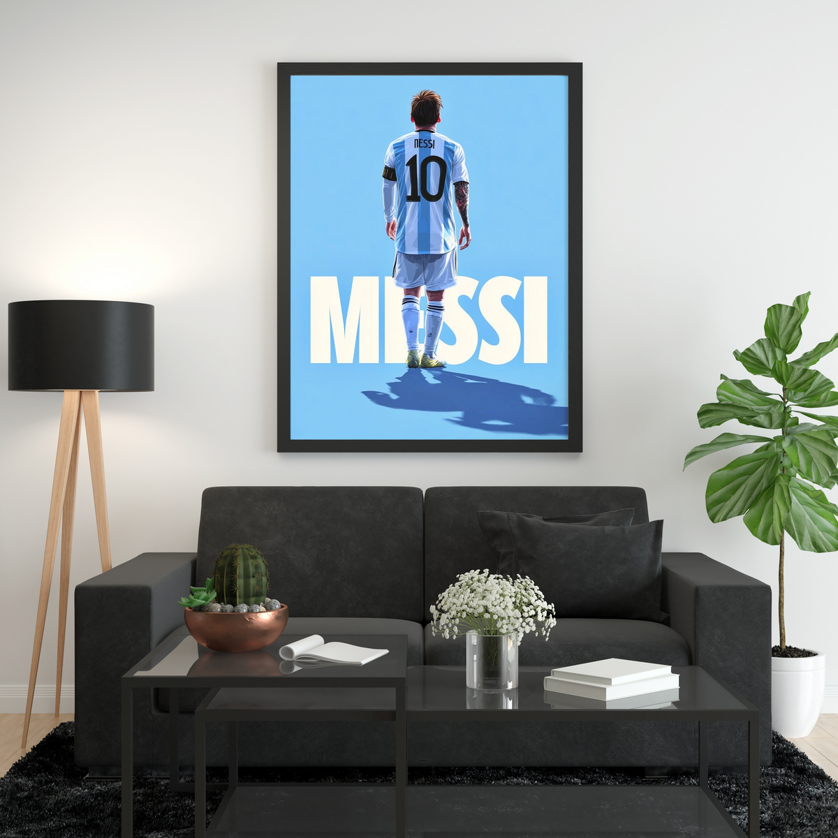 Lionel Messi "The GOAT" Frame