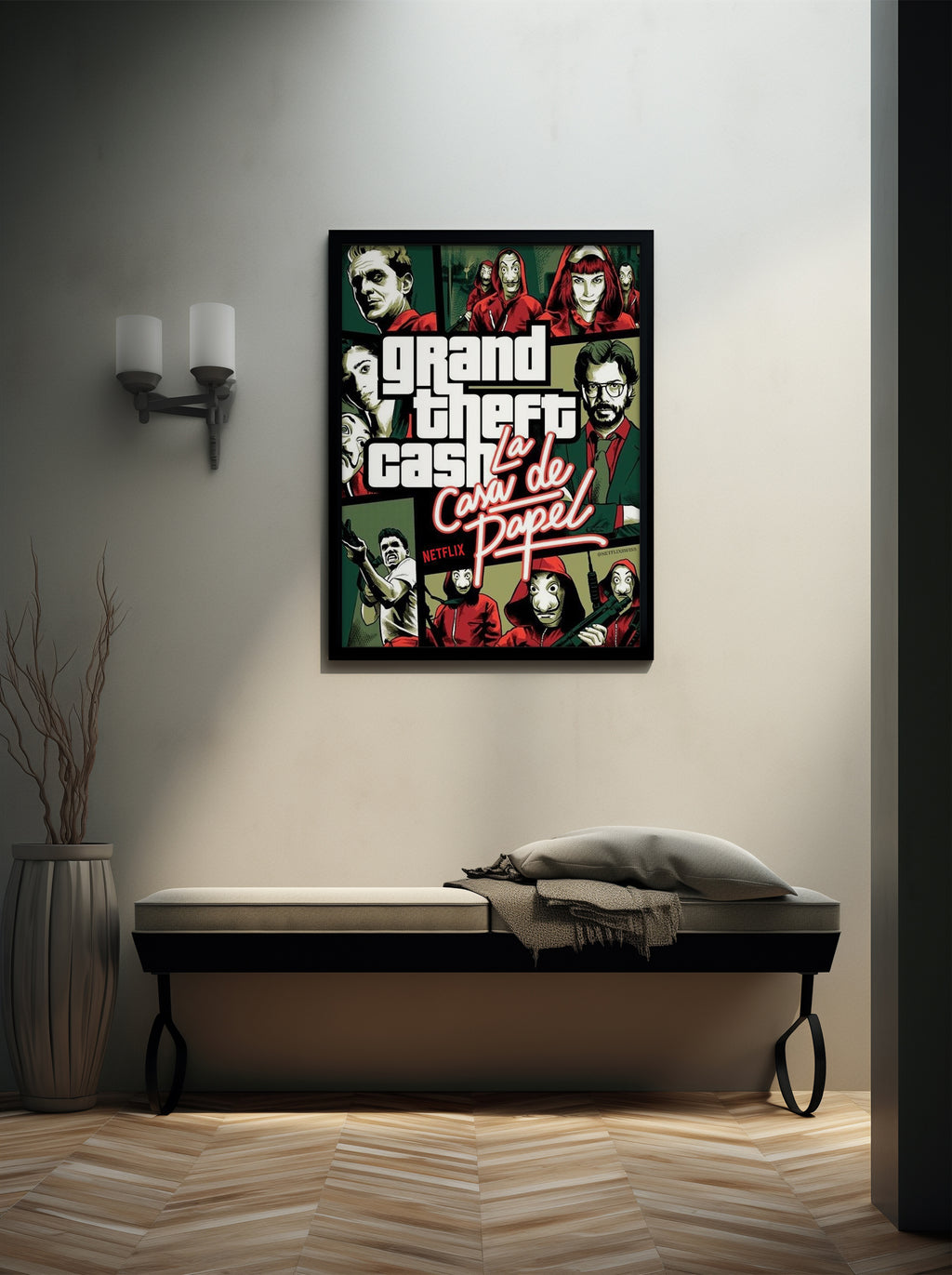 "Grand Theft Cash" Frame