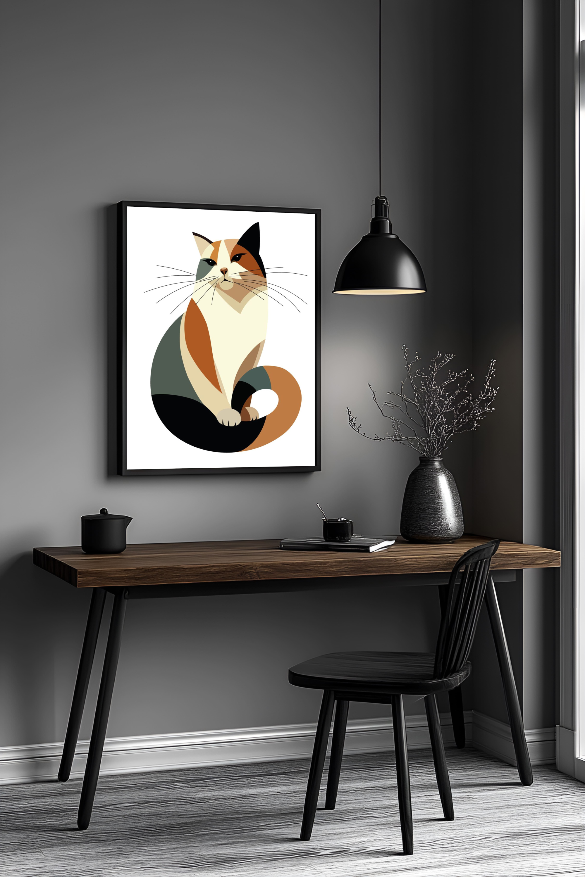 The Geometric Calico Frame