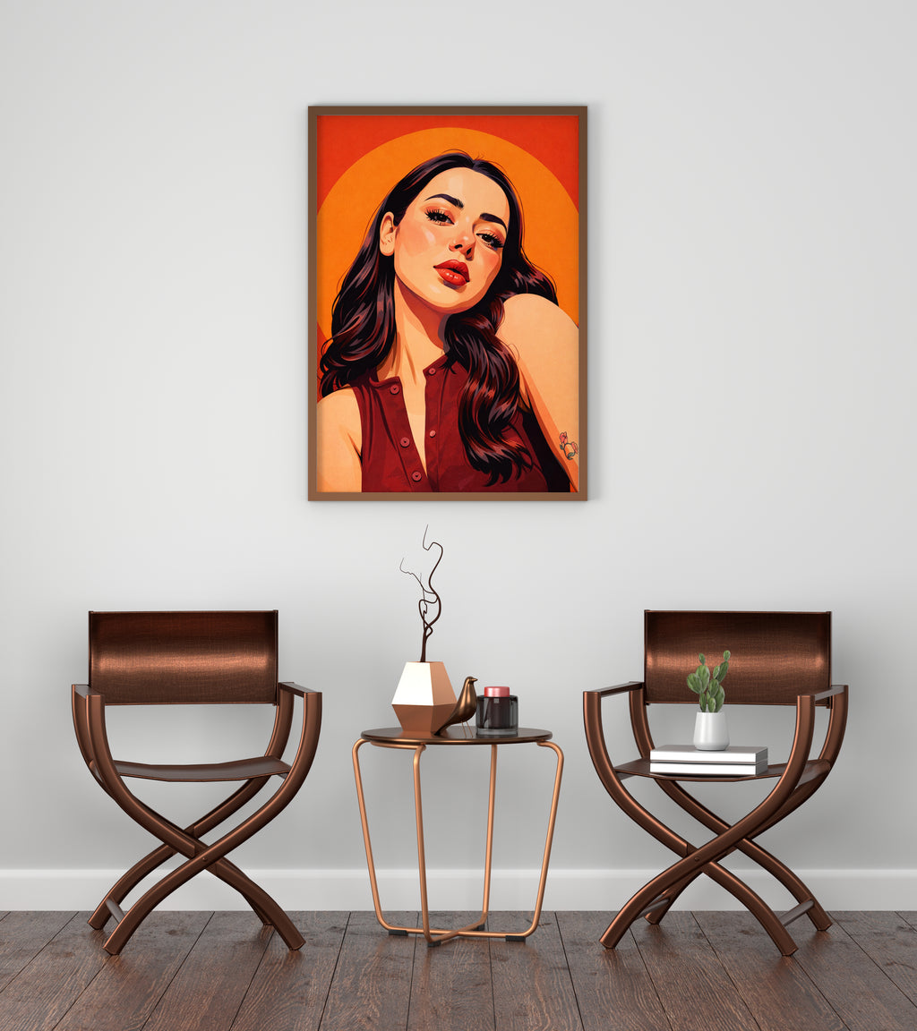 Hania Amir Sunset Serenade Frame