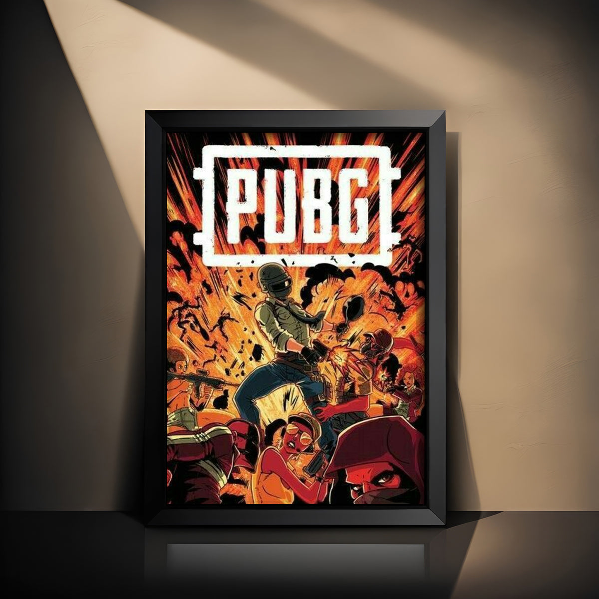 PUBG Battle Royale Comic-Style Frame