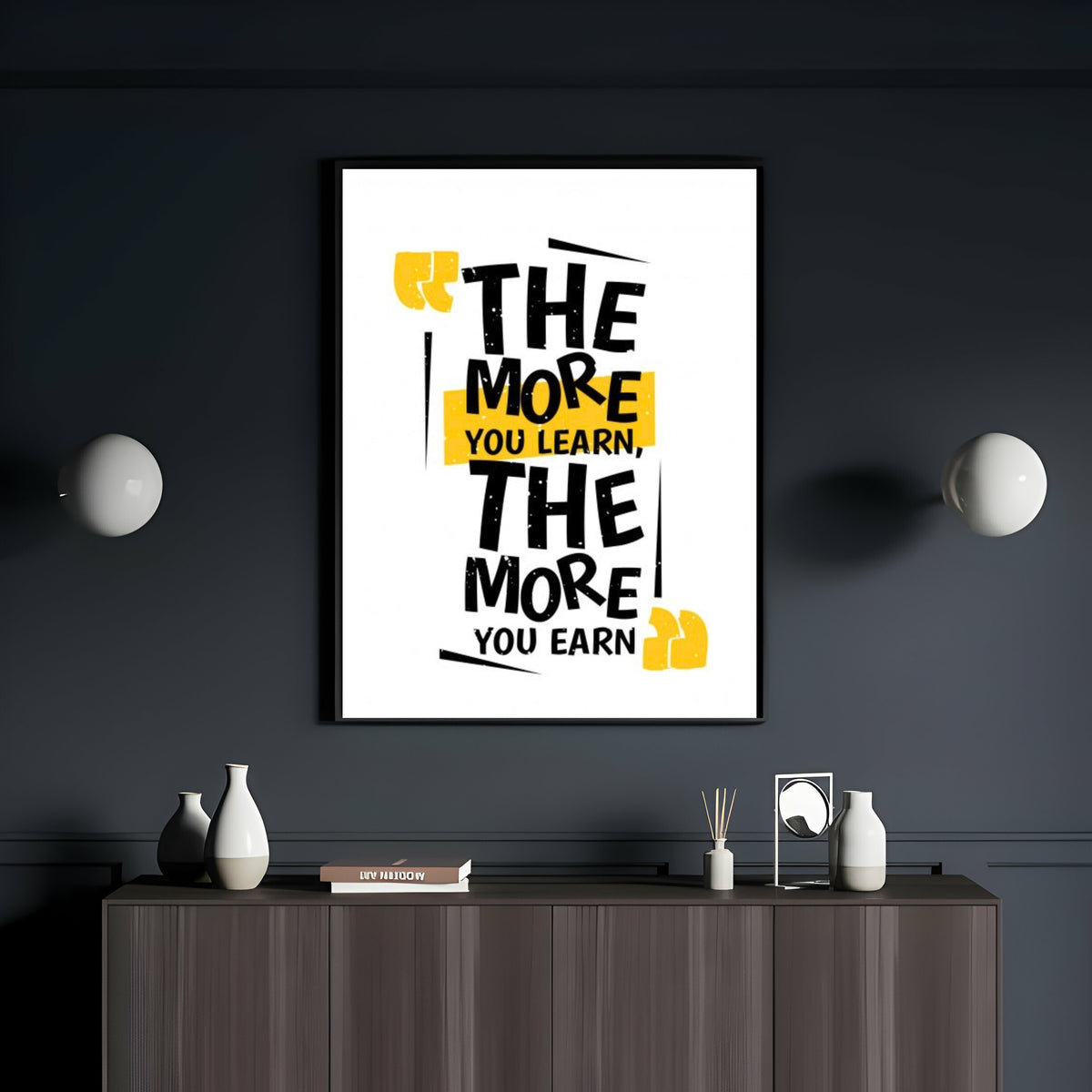 The More You Learn Frame