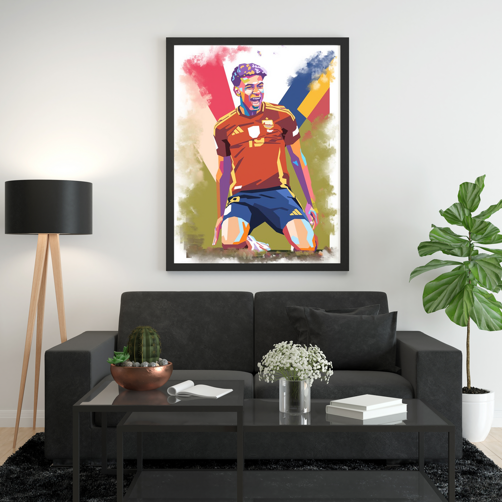 Lamine Yamal No. 19 International Prodigy Pop Frame