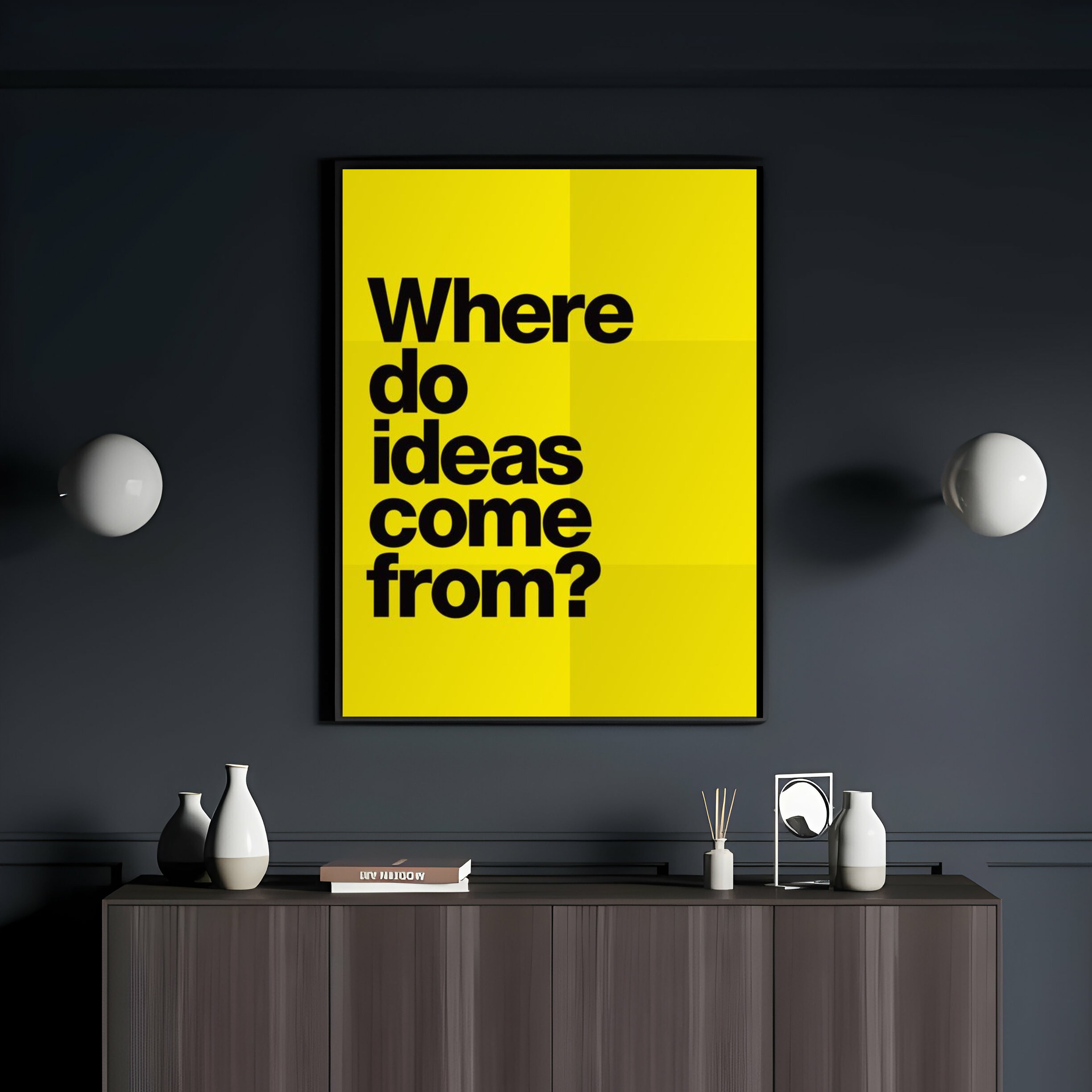 Where Do Ideas Come From Frame