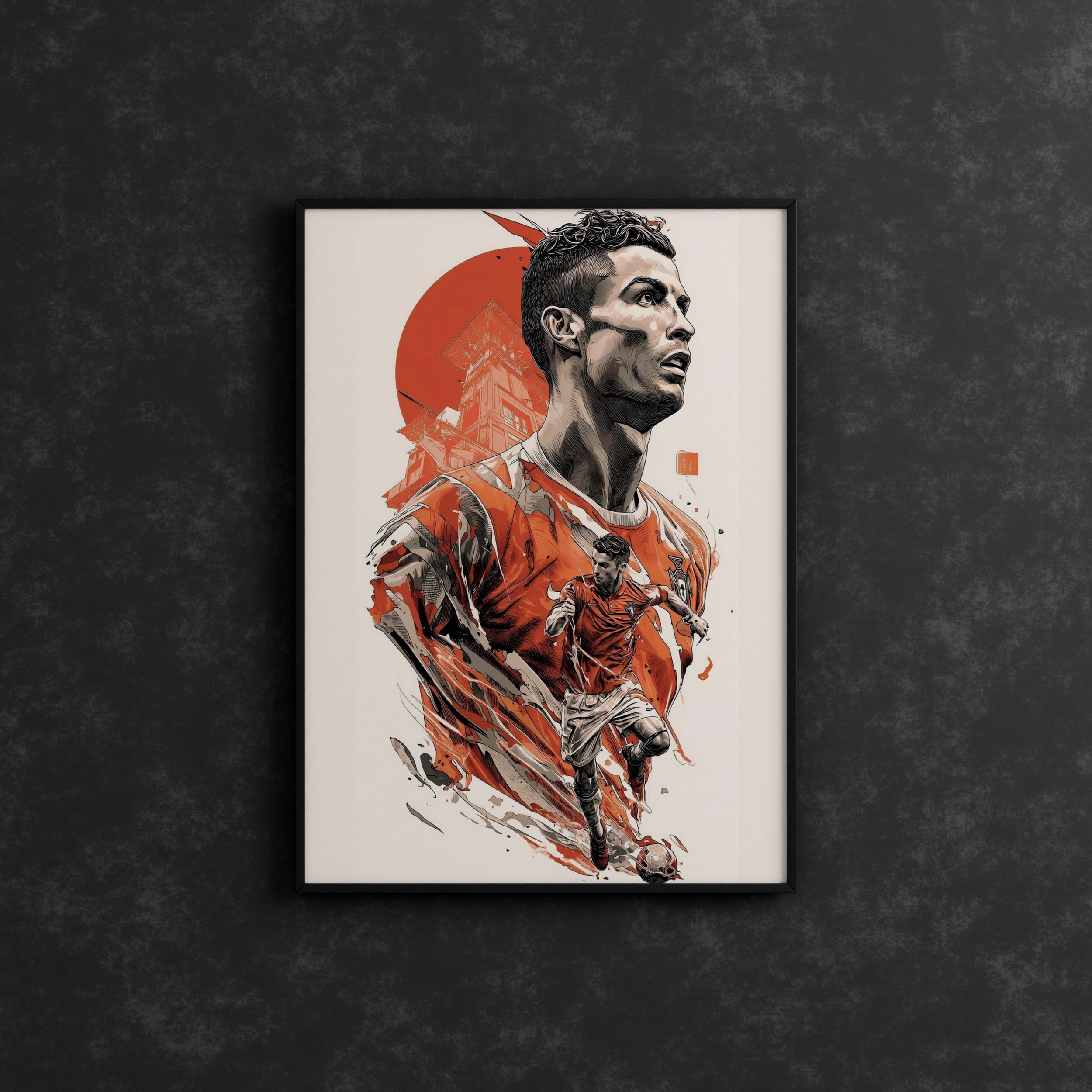CR7 Urban Icon Framed Print