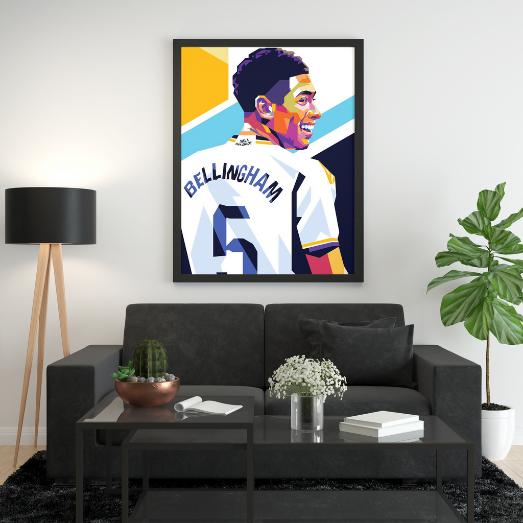 Jude Bellingham "Hey Jude" Geometric Frame