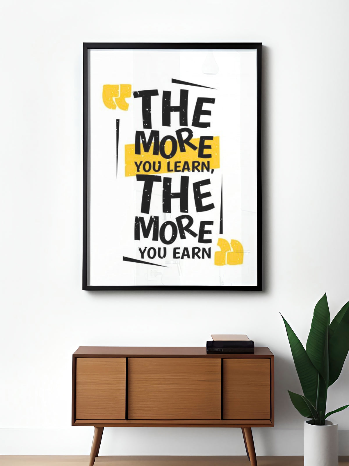 The More You Learn Frame