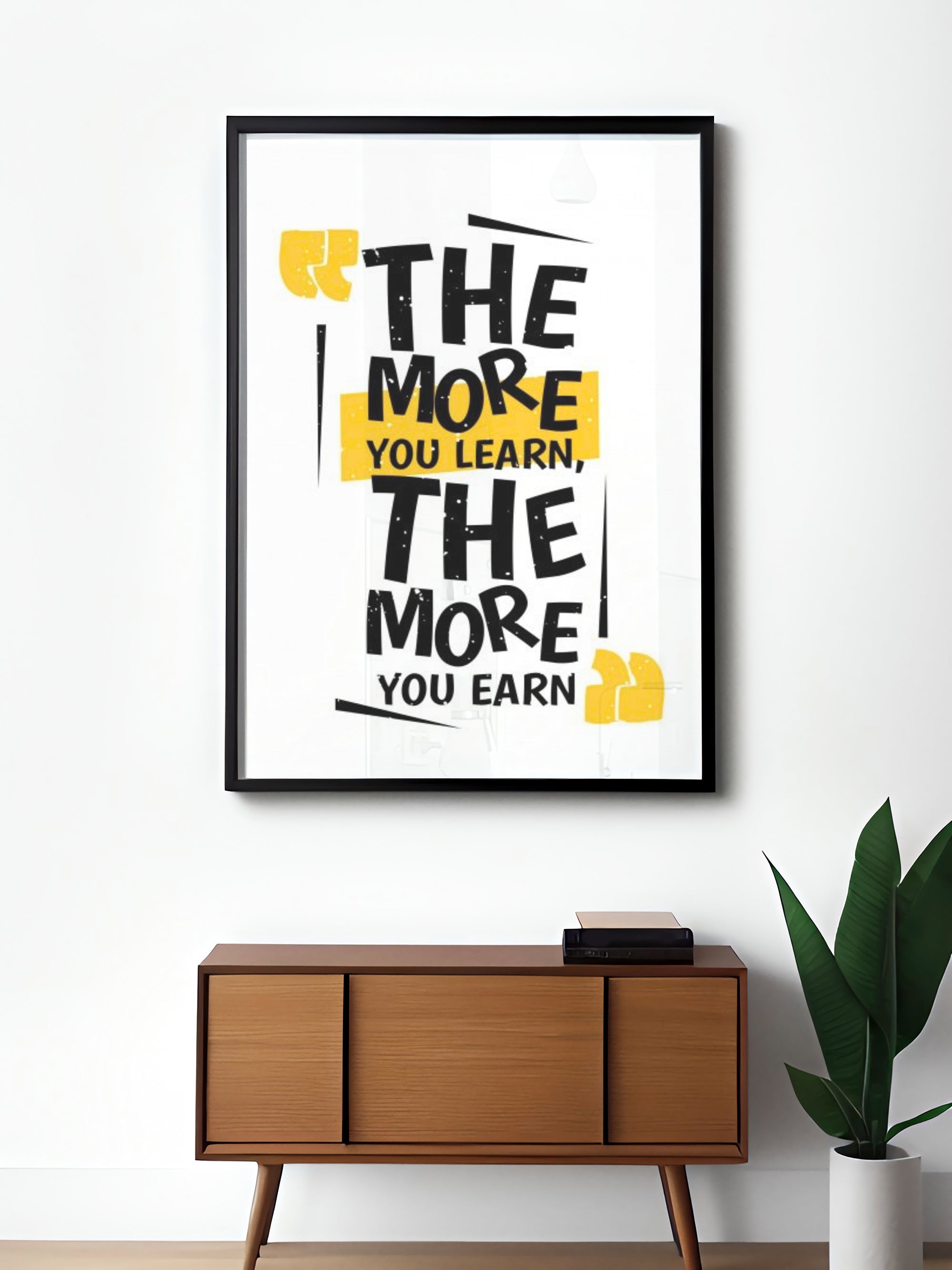 The More You Learn Frame