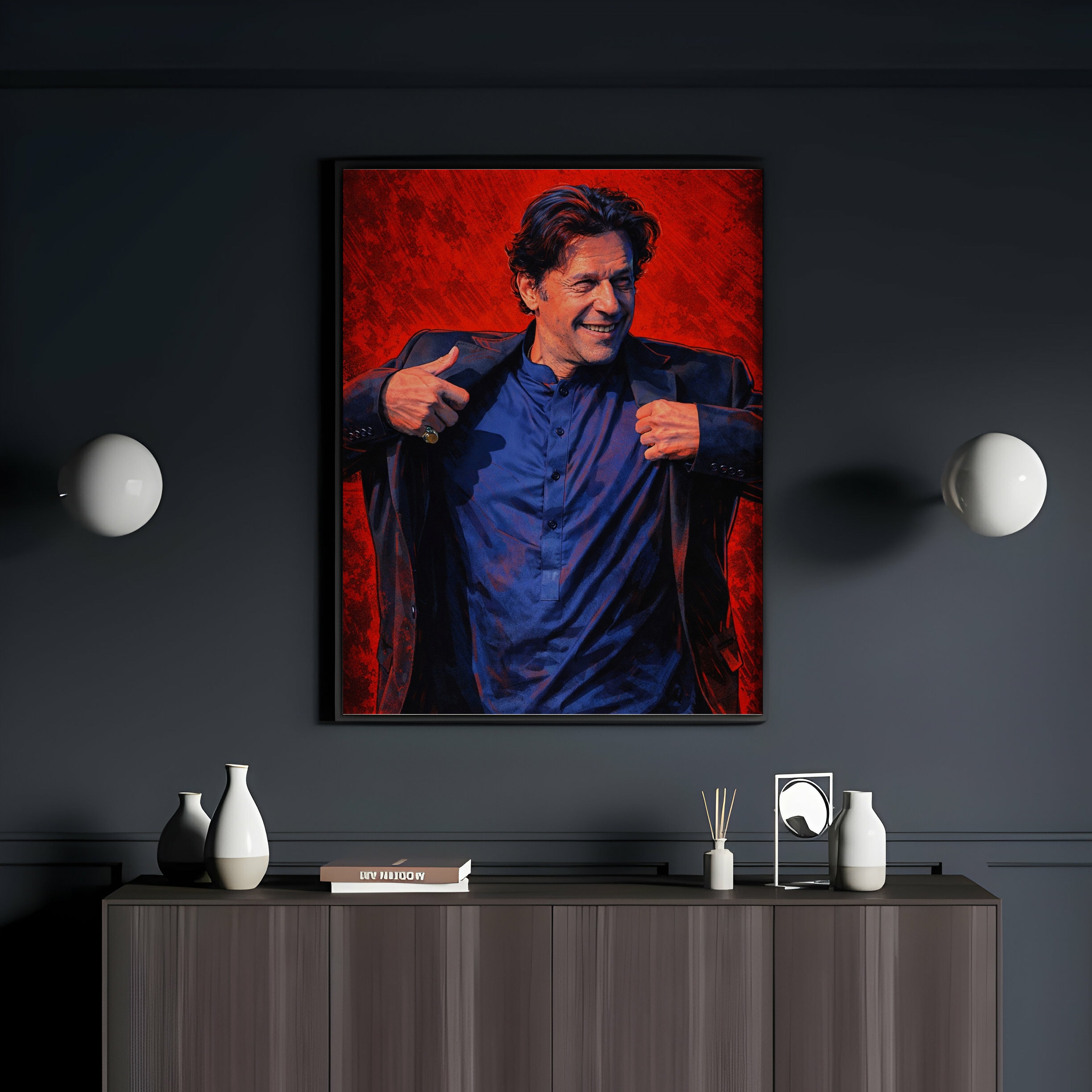 The Captain Imran Khan Frame