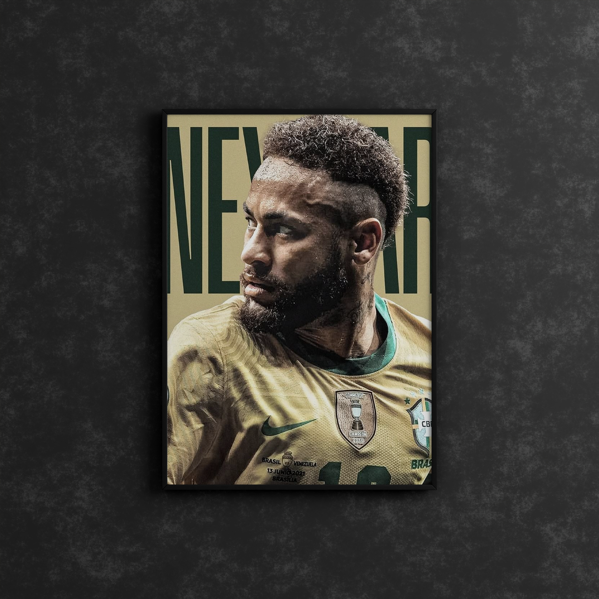 Neymar Jr. Premium Sports  Frame