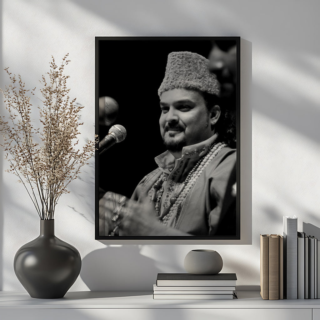 Shaheed Amjad Sabri Frame