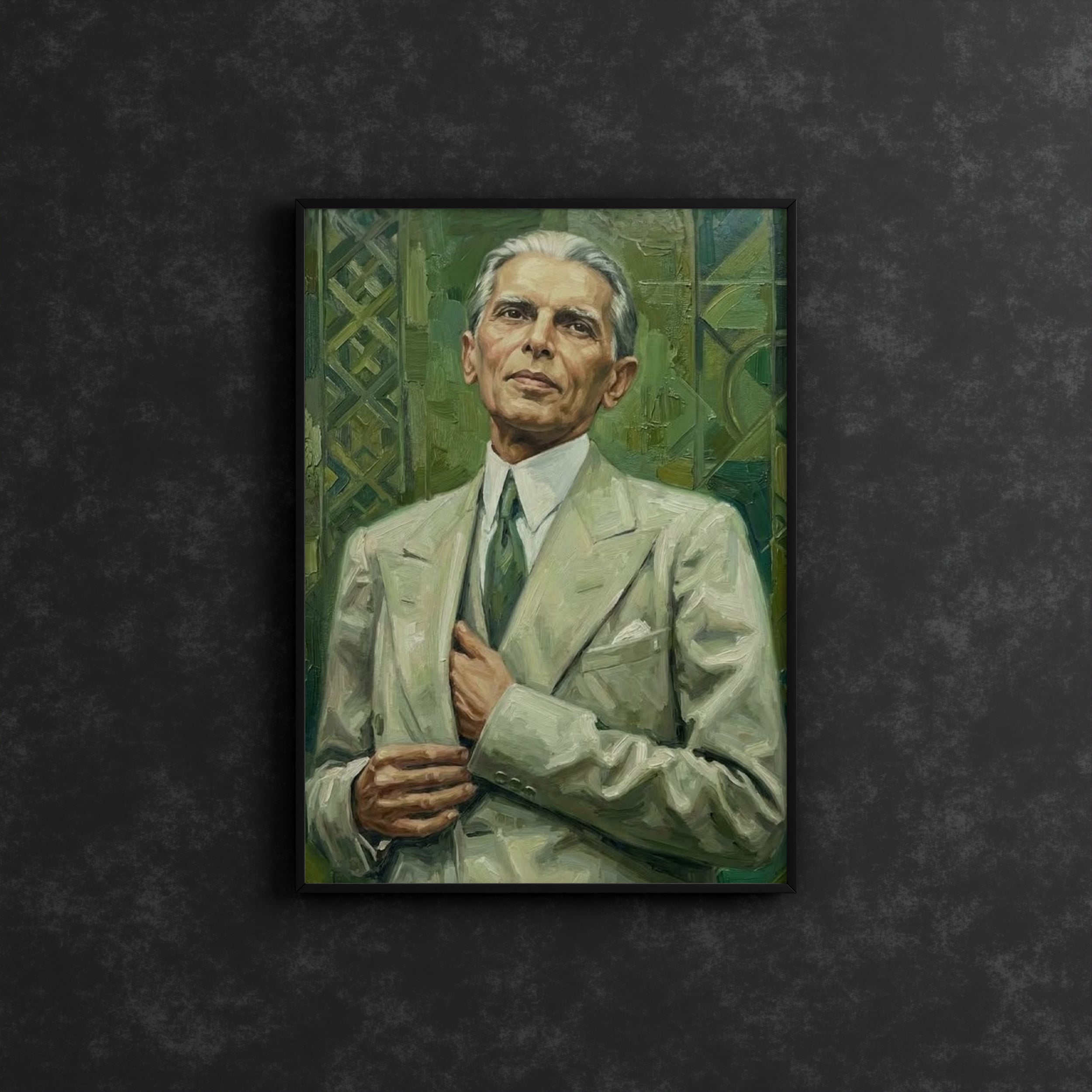 "The Founder" Muhammad Ali Jinnah Frame