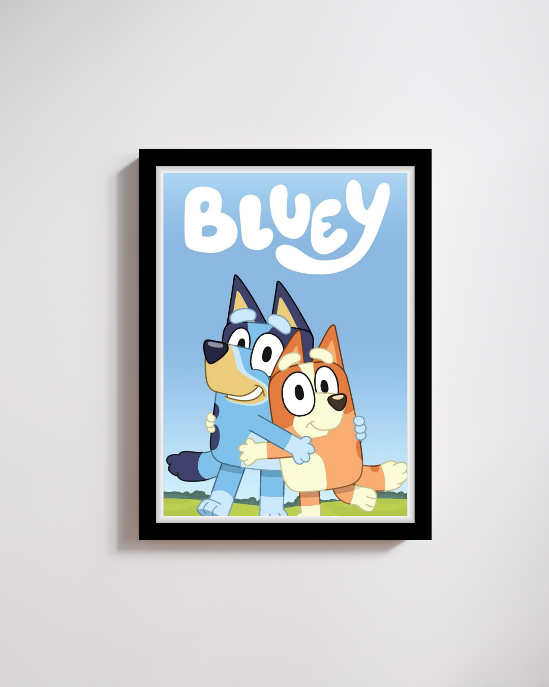 Bluey and Bingo Hugging