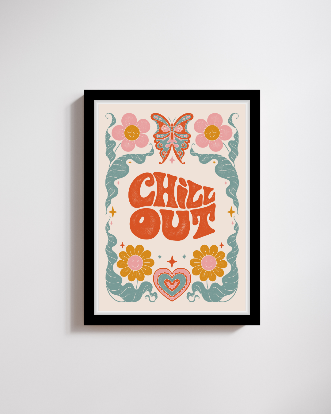 Chill Out Butterfly Art
