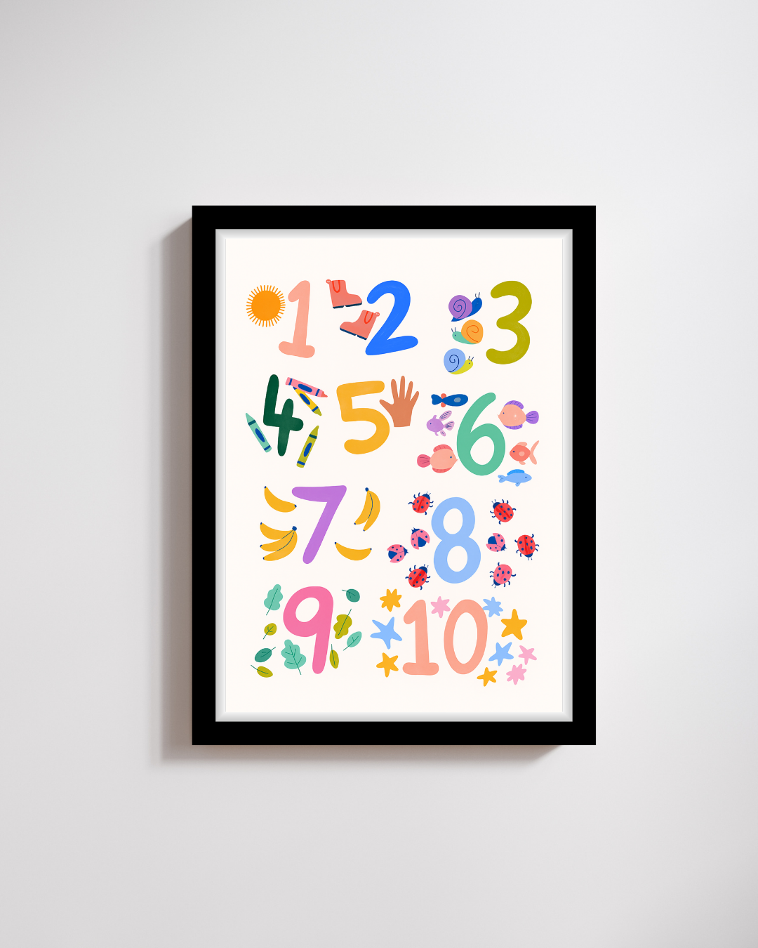 Count to Ten Learning Print