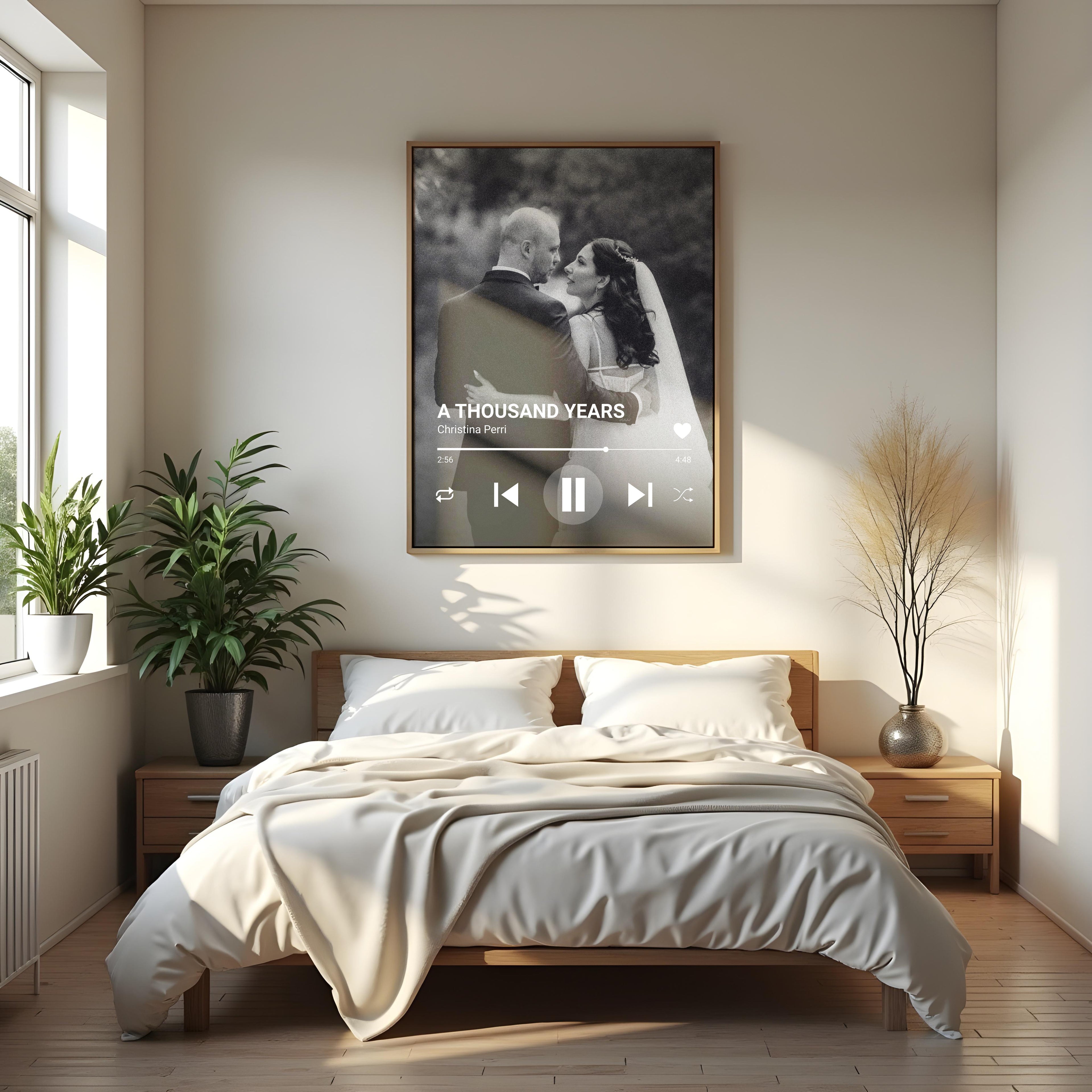 Custom Wedding Narrative Music Frame