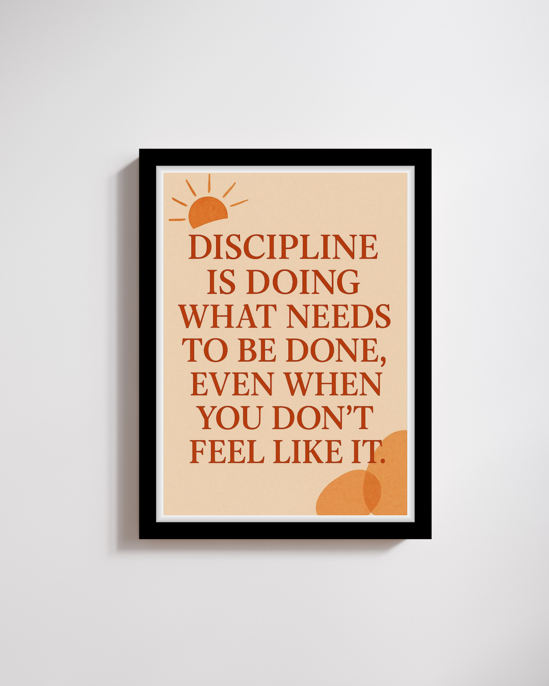 Discipline & Determination