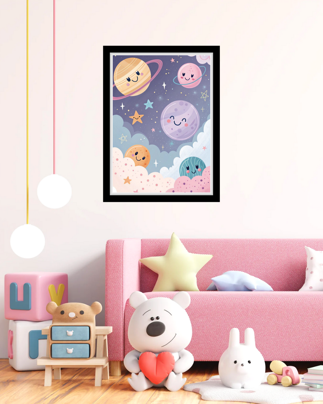 Happy Planets in Space