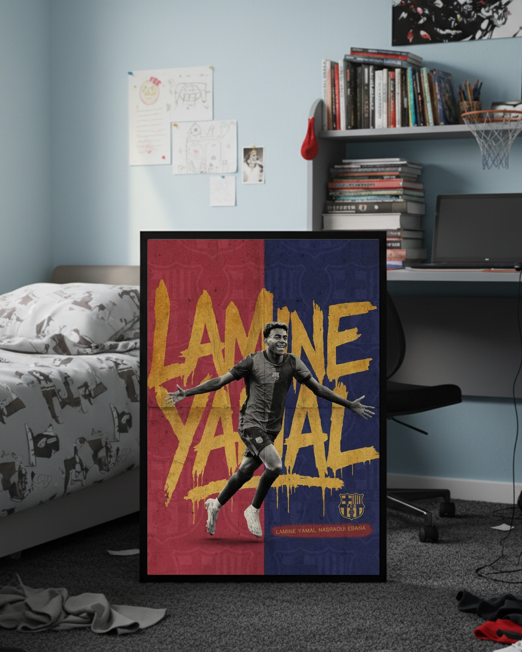 Lamine Yamal Barcelona Frame