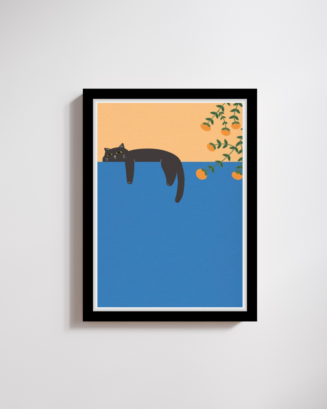 Lazy Cat & Orange Grove Art