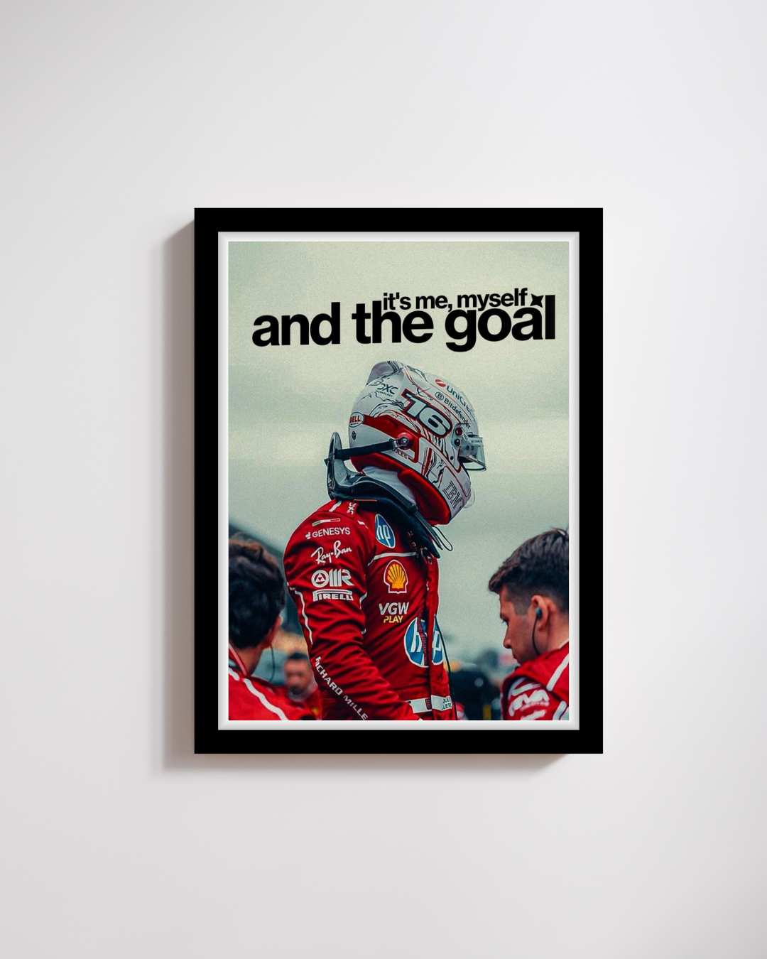 Charles Leclerc Ferrari Frame