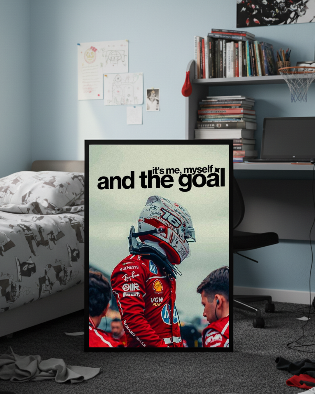 Charles Leclerc Ferrari Frame
