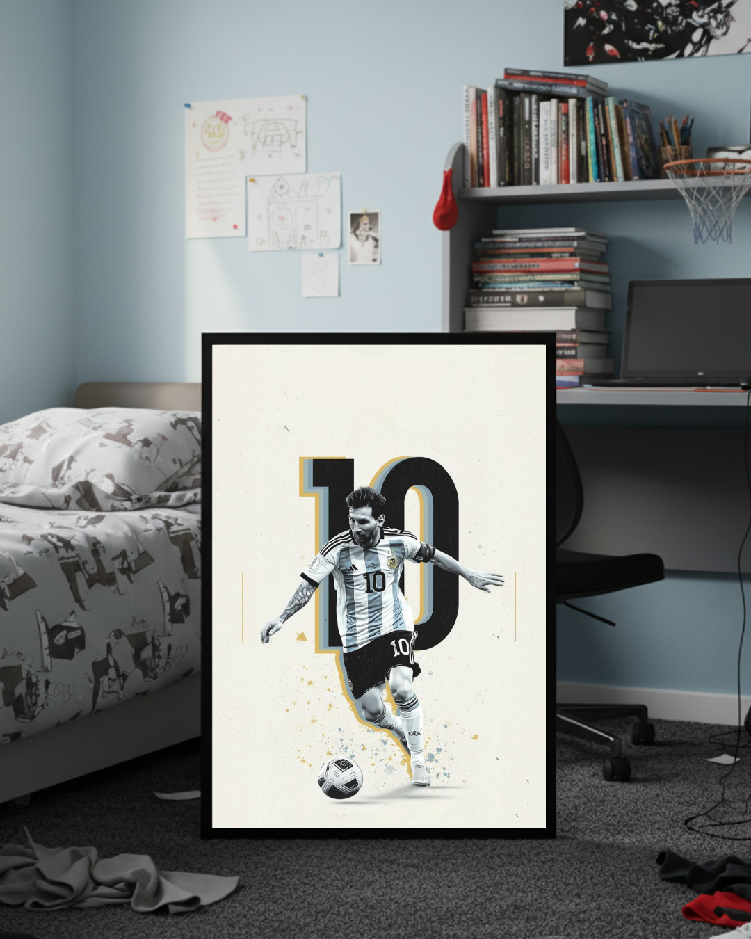 Lionel Messi Argentina Frame