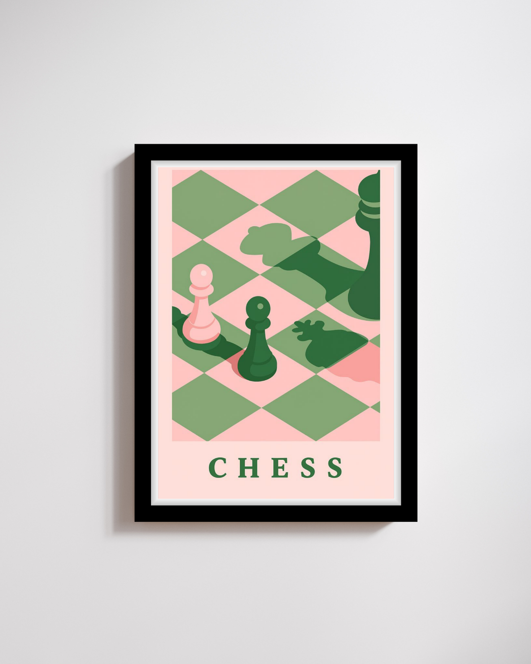 Pastel Chessboard Aesthetics