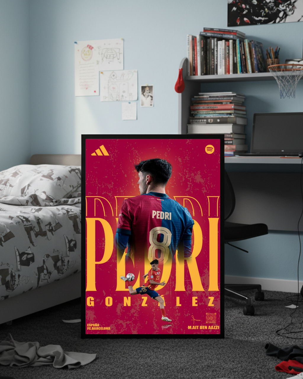 Pedri Barcelona Frame