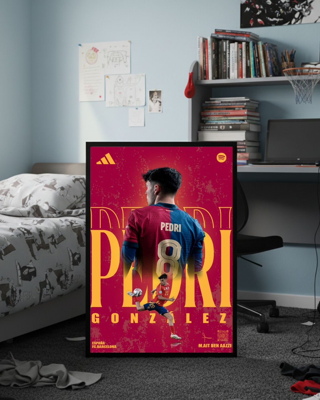 Pedri Barcelona Frame