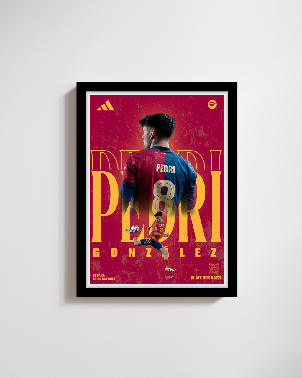 Pedri Barcelona Frame