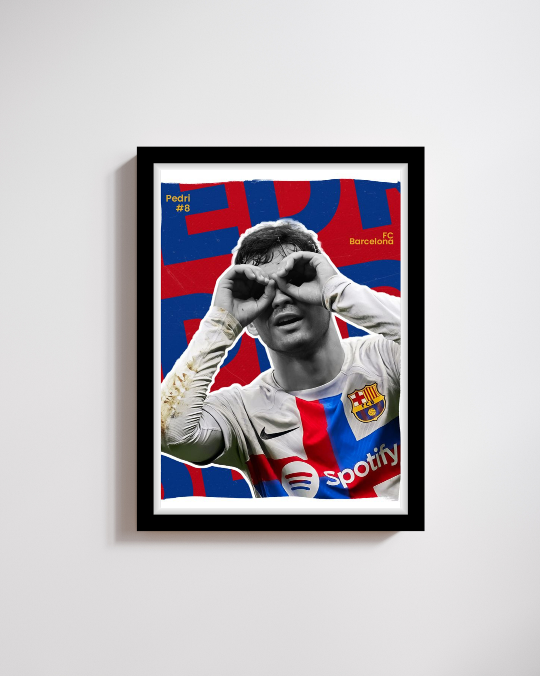 Pedri González "Goggles Celebration" Frame