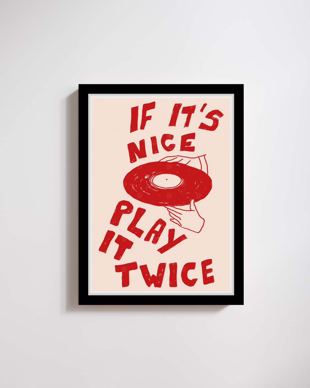 Play It Twice Vinyl Art