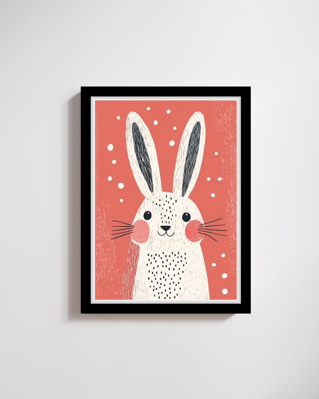 Playful Polka Dot Bunny