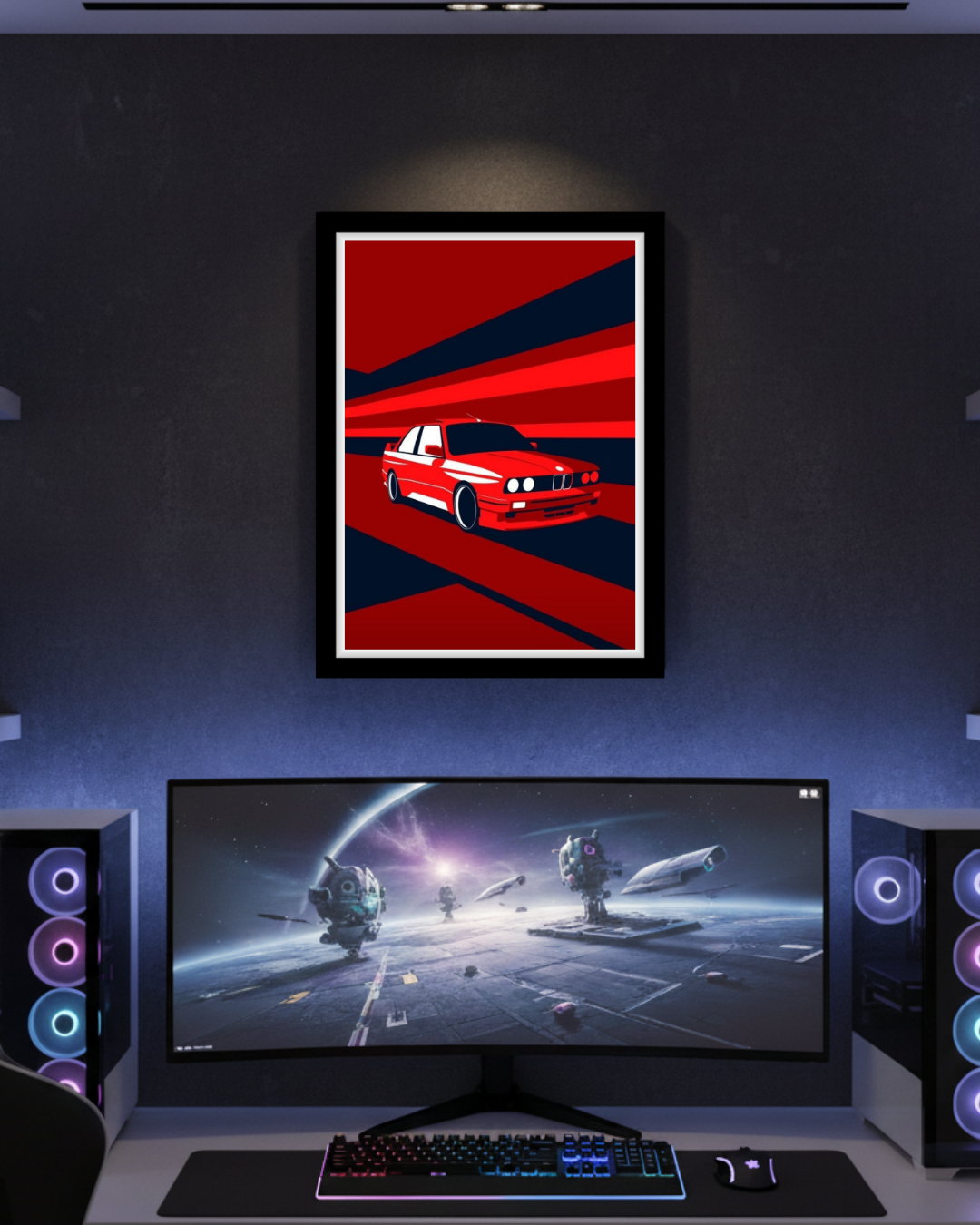 Red Speed Racer Car