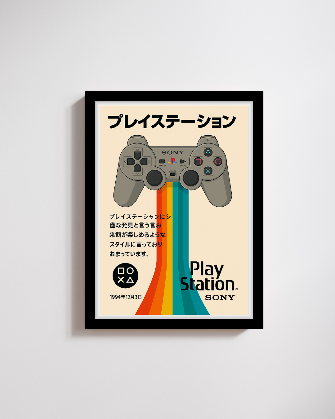 Retro PlayStation Ad Print