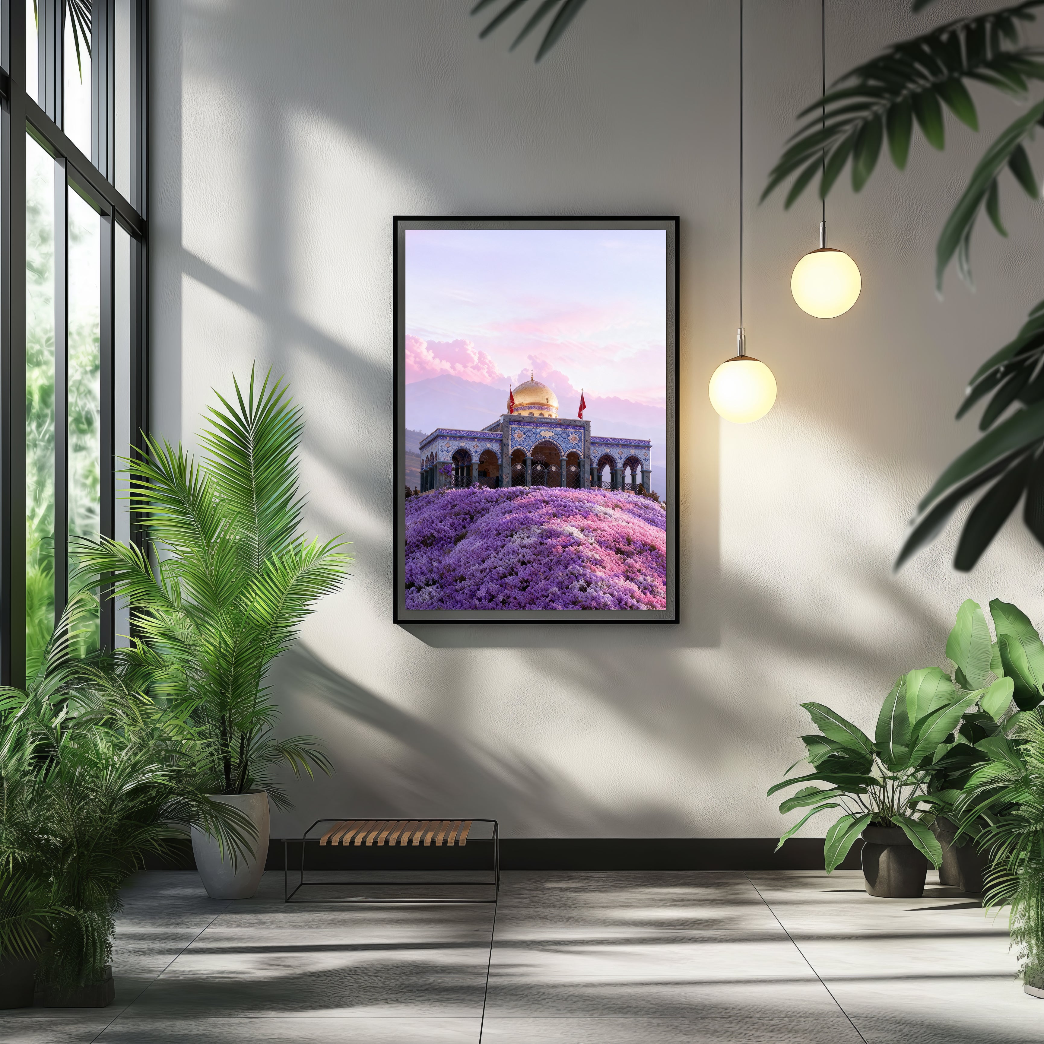Sayyida Zainab Shrine Damascus Wall Frame