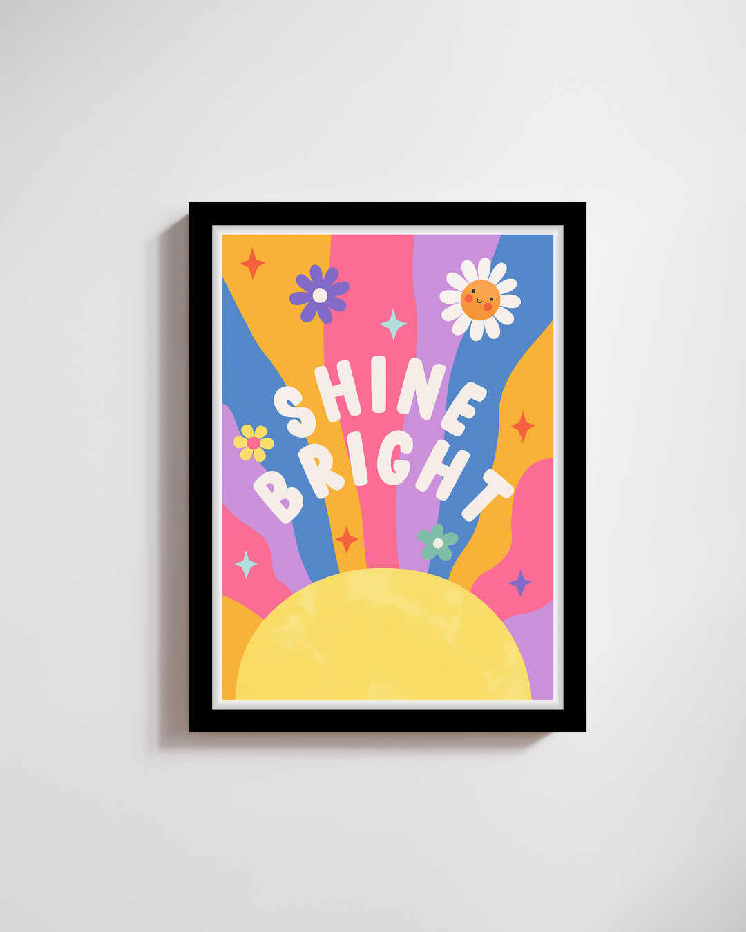 Shine Bright Retro Floral