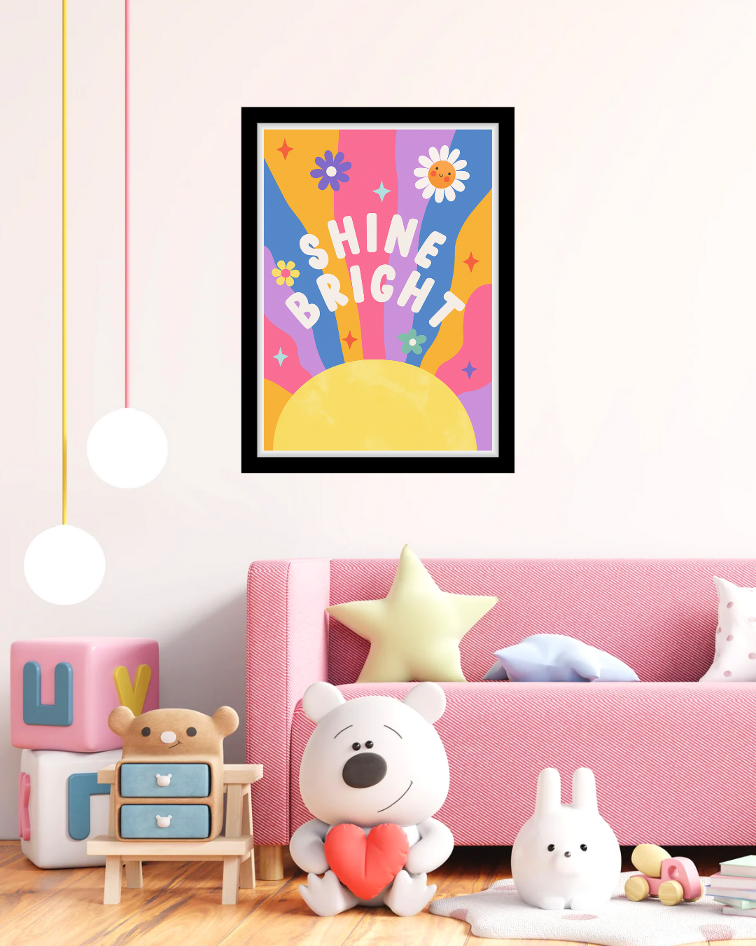 Shine Bright Retro Floral