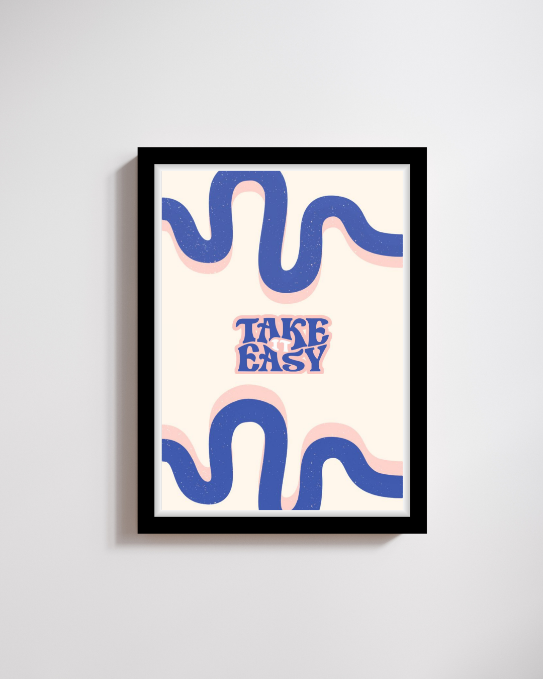 Take It Easy Wavy Art